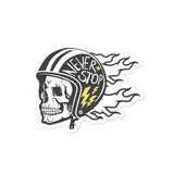 Never Stop Sticker, Sticker, Clutch Monkey Moto, Clutch Monkey Moto