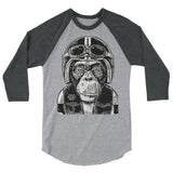 Barry the Monkey Baseball Tee, Shirt, Clutch Monkey Moto, Clutch Monkey Moto 