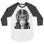 Barry the Monkey Baseball Tee, Shirt, Clutch Monkey Moto, Clutch Monkey Moto 