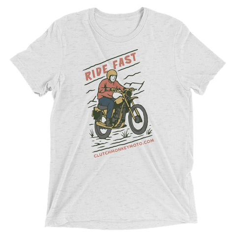 Ride Fast Tee - Clutch Monkey Moto
